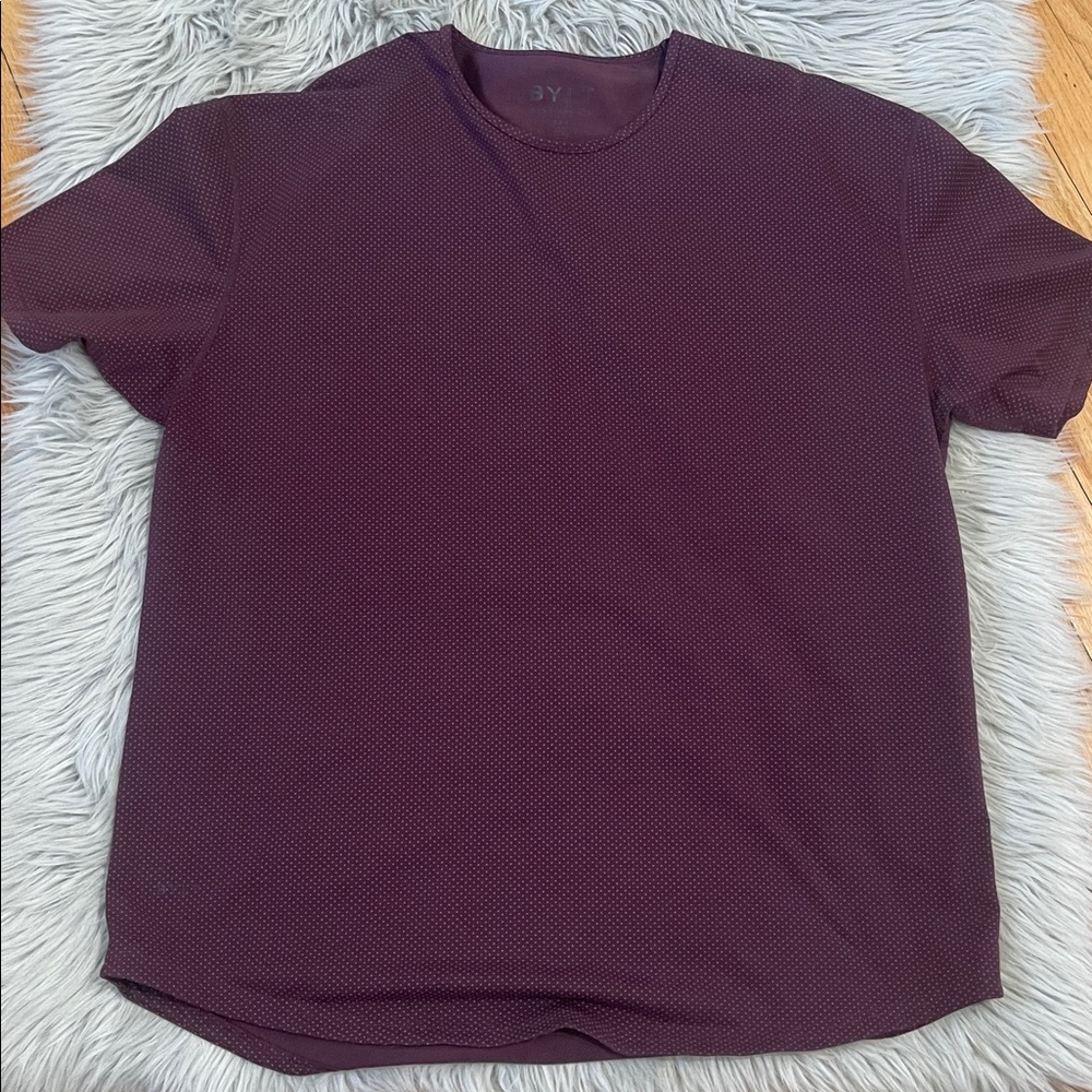 BYLT Basics Men's Dark Purple Short Sleeve Tee